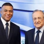 Mbappé e presidente do Real Madrid