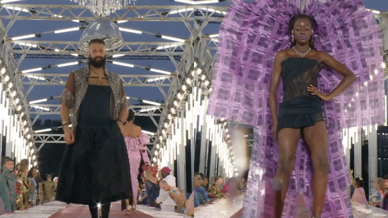 Desfile na cerimônia de abertura