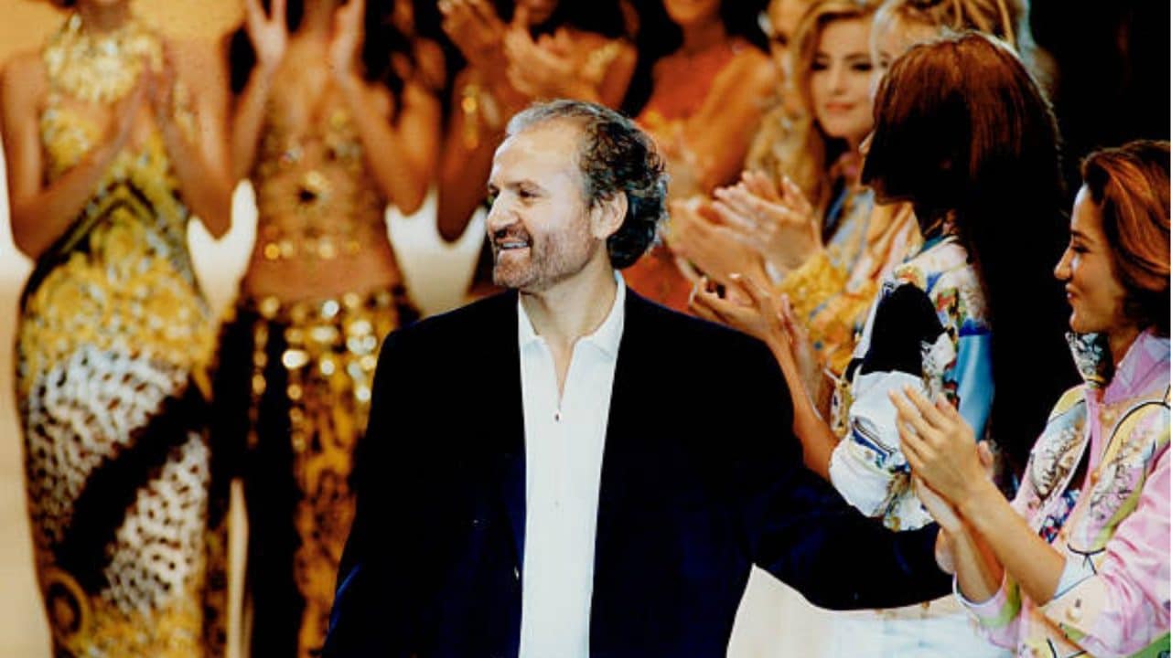 Gianni Versace em desfile