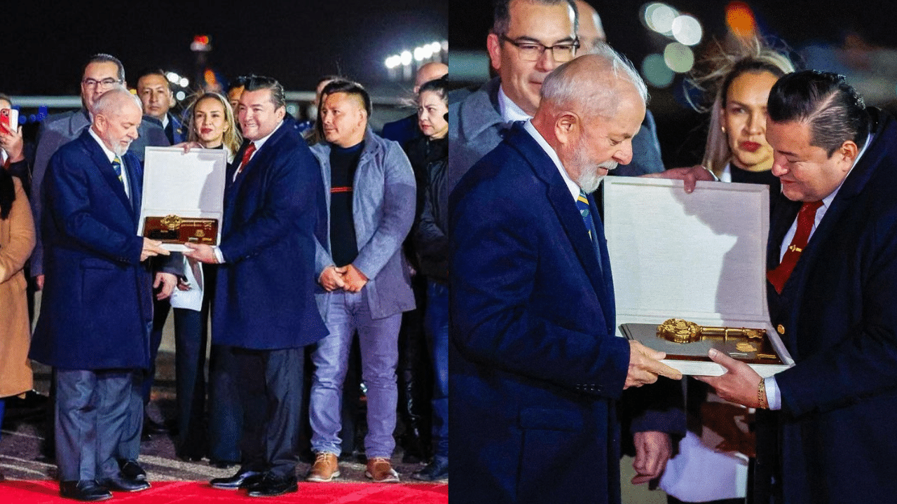 Foto Destaque: Luis Arce, presidente da Bolívia, juntamente com Lula, presidente do Brasil. (reprodução/Instagram/@lulaoficial)