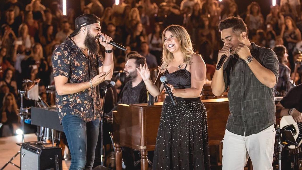 Henrique, Juliano e Marília Mendonça