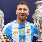 Messi foi campeão da Copa América em 2021 e 2024