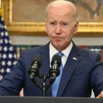 O atual presidente dos Estados Unidos, Joe Biden.