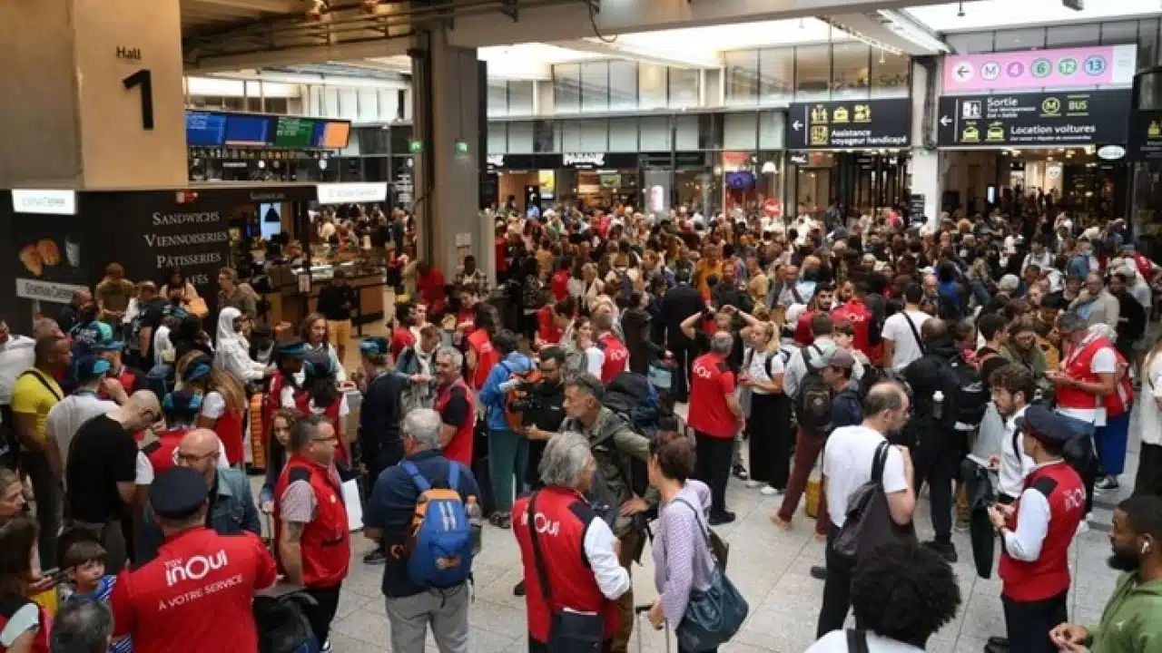 Estação de trem em Paris