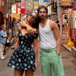 Sabrina Sato e Nicolas Prattes em viagem ao Japão