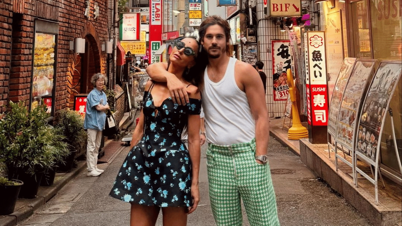 Sabrina Sato e Nicolas Prattes em viagem ao Japão