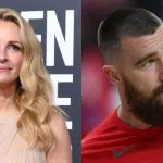 Interação entre Julia Roberts e Travis Kelce