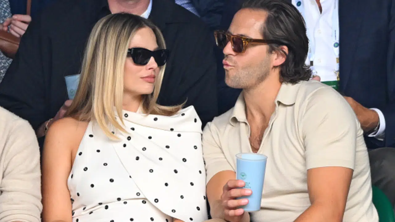 Tom e Margot juntos no Wimbledon Championships