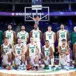 Time do basquete Brasil na disputa do Pré-Olímpico