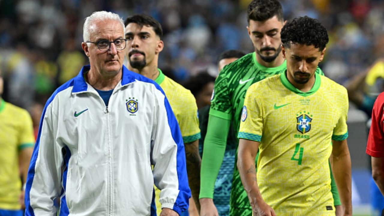 Dorival Júnior após eliminação do Brasil para o Uruguai, nas quartas de final da Copa América