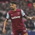 Lucas Paquetá durante jogo do West Ham