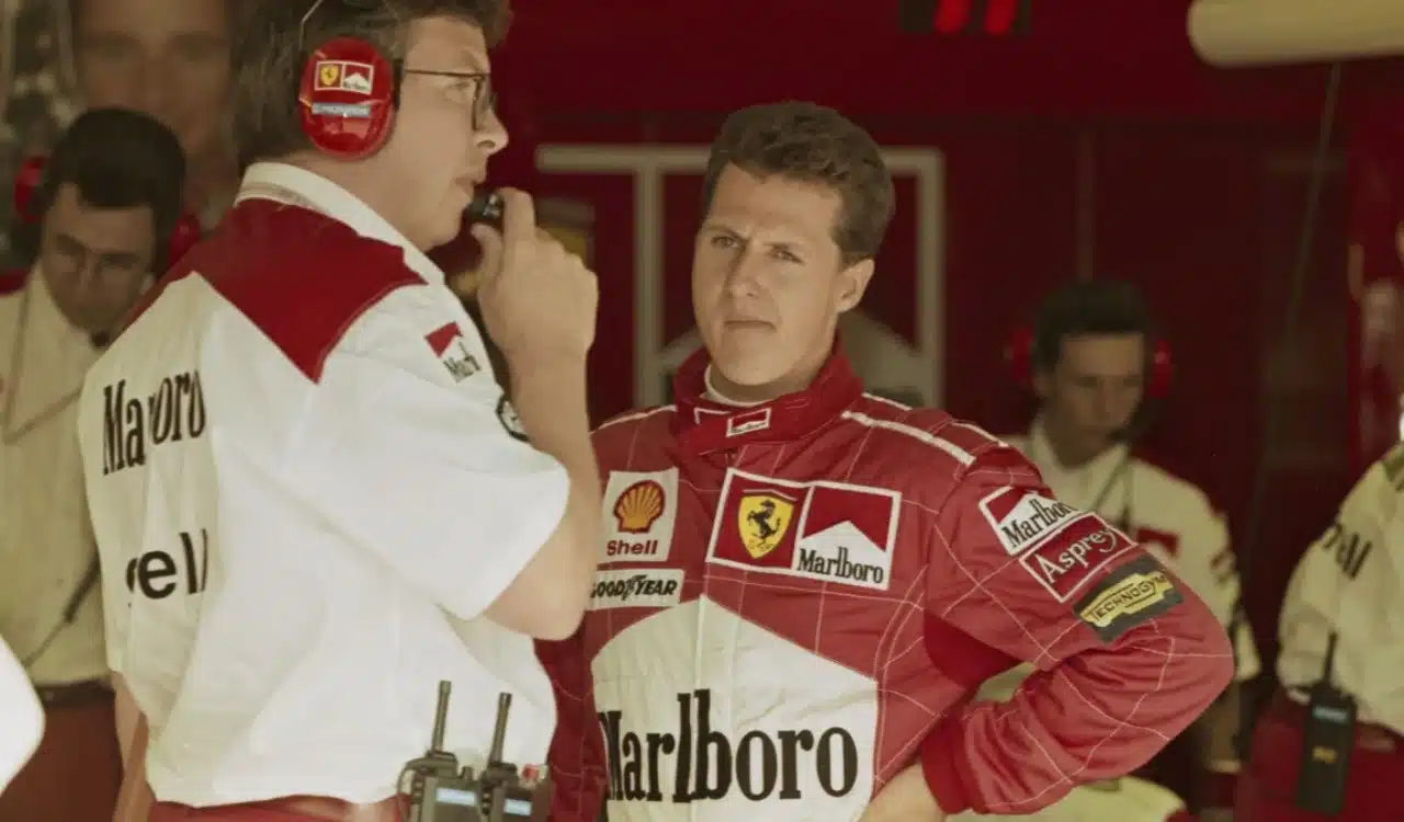 Michael Schumacher quando pilotava na Formula 1