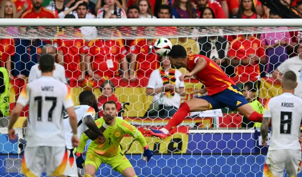 Gol de Merino que decidiu o jogo entre Alemanha x Espanha