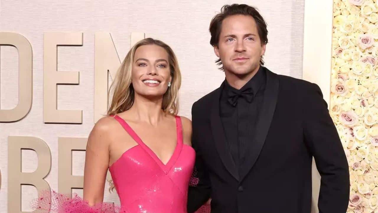 Margot Robbie e o marido Tom Ackerley