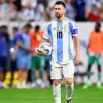 Messi durante jogo contra o Equador na Copa América