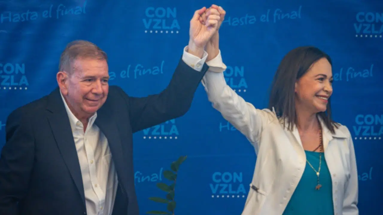 Edmundo González e Maria Corina Machado