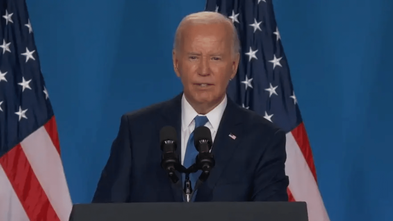 Presidente Joe Biden em coletiva 11/07