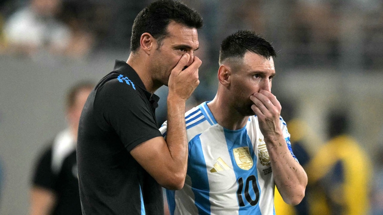 Scaloni e Messi