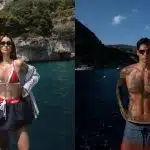 Bianca e Luca em Capri na Itália (Foto: Reprodução/Instagram/@bianca/@luca.daff)