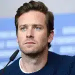 Armie Hammer em 2017 na divulgação de 'Me Chame Pelo Seu Nome'