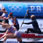 Valdenice Conceição durante semifinal do C1 200m