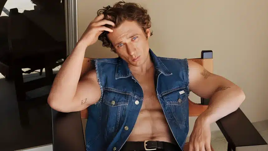 Jeremy Allen White em propaganda de Calvin Klein