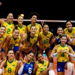 Equipe brasileira feminina de vôlei de quadra