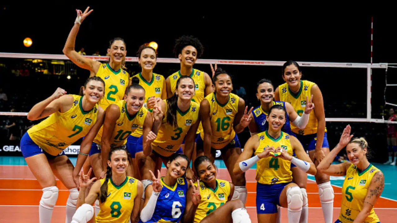 Equipe brasileira feminina de vôlei de quadra