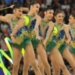 Foto Destaque: Ginástica rítmica do Brasil se despede de Paris na nona colocação (Ricardo Buffolin/CBG)