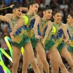 Foto Destaque: Ginástica rítmica do Brasil se despede de Paris na nona colocação (Ricardo Buffolin/CBG)