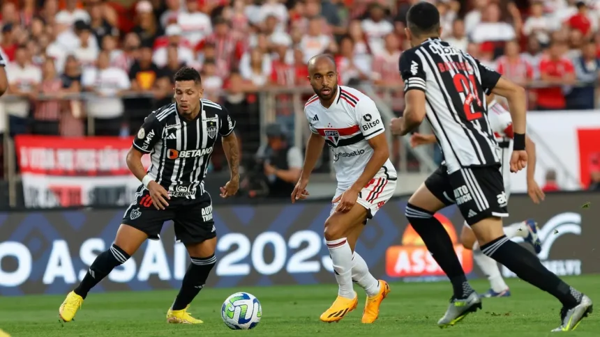 Foto destaque: São Paulo x Atlético-MG, em 2023 (Reprodução: Foto/Rubens Chiri)