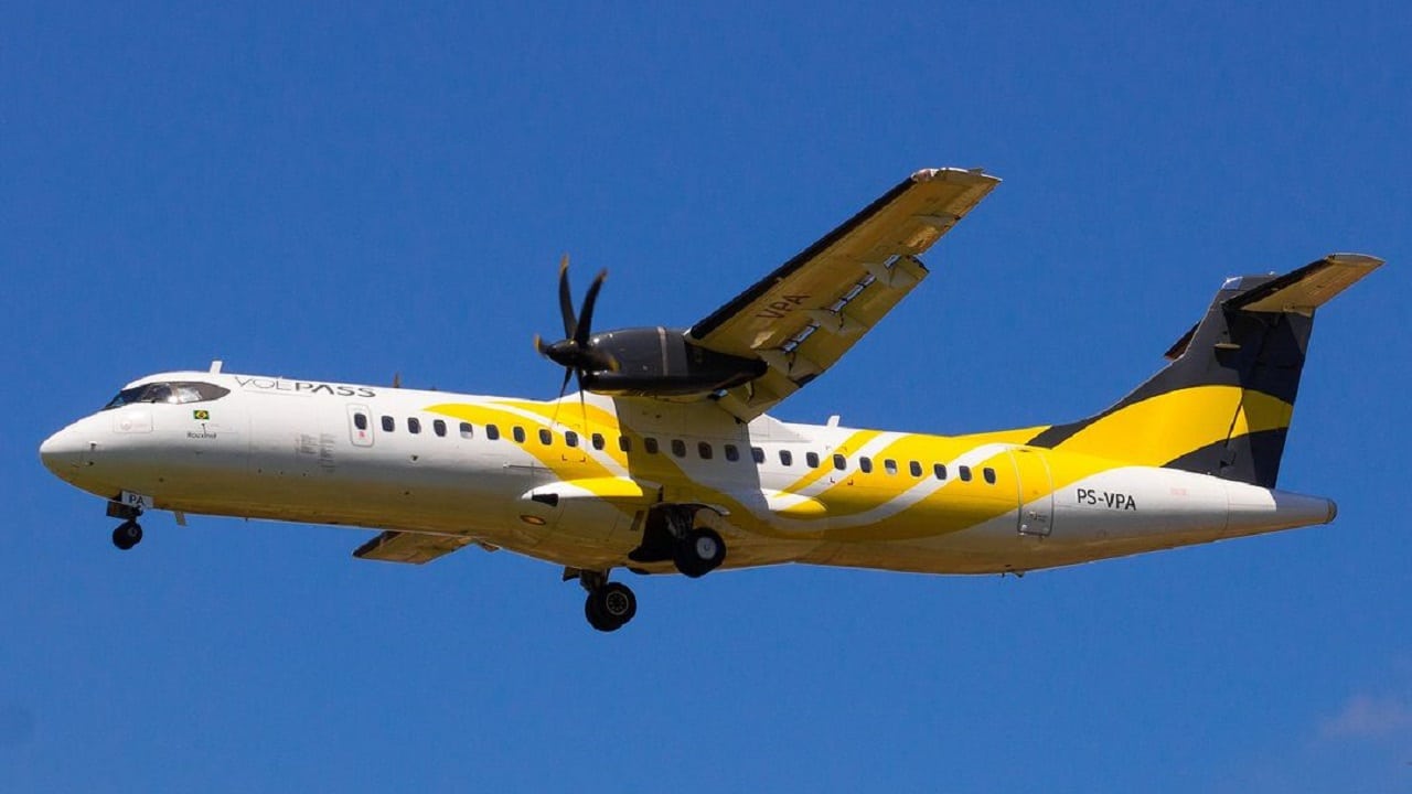 ATR-72 e de uso comum em linhas aéreas