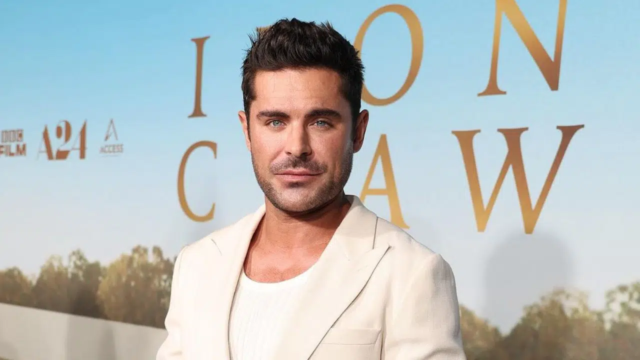 Foto destaque: Zac Efron na premiere de Iron Claw (Foto: Stewart Cook/Reprodução/Getty images)