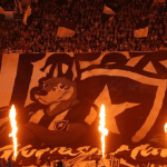 Mosaico organizado pela torcida do Botafogo