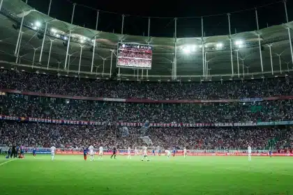 Foto destaque: Arena Fonte Nova, palco de Bahia x Flamengo (Foto: Reprodução/Rafael Rodrigues/EC Bahia)