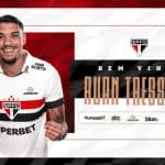 Ruan Tressoldi sendo anunciado pelo São Paulo FC