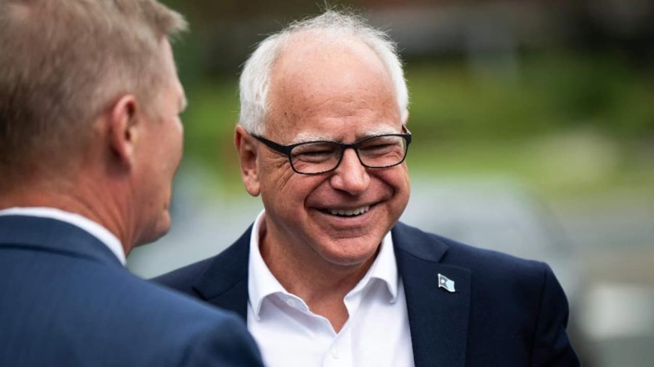 Tim Walz, governador de Mineesota, é vice candidato de Kamala Harris