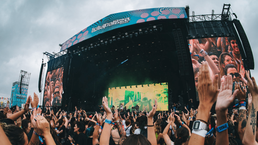 O festival Lollapalooza ocorrido em março deste ano