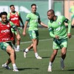 Treino do Palmeiras no CT do clube