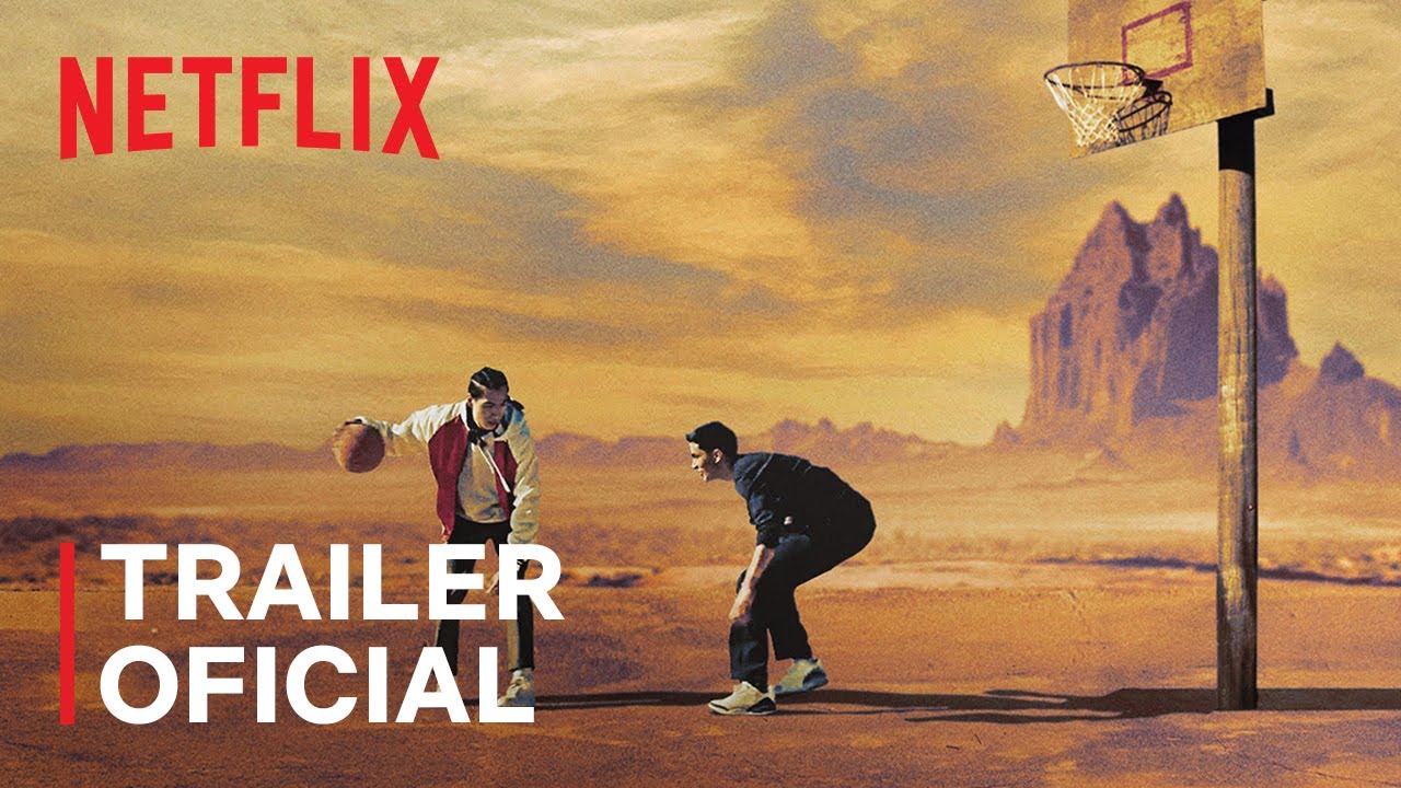 Foto destaque: Capa do trailer oficial de "Guerreiros do Basquete" (Foto: Reprodução/Netflix)