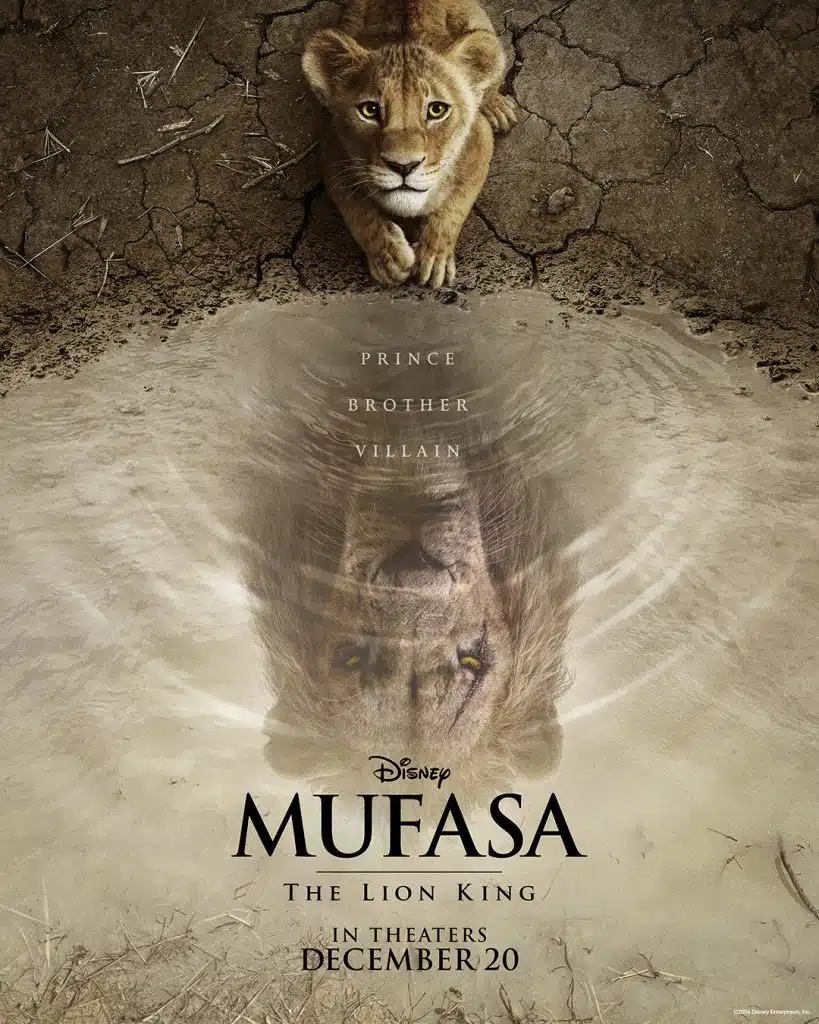 Pôster do live-action de “Mufasa”