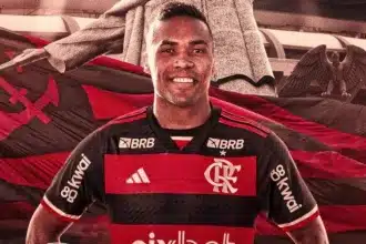 Foto destaque: Alex Sandro, novo reforço do Flamengo (Foto: Reprodução/Flamengo)