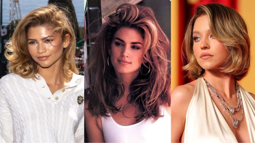 Corte flob em Zendaya, Cindy Crawford e Sidney Sweeney