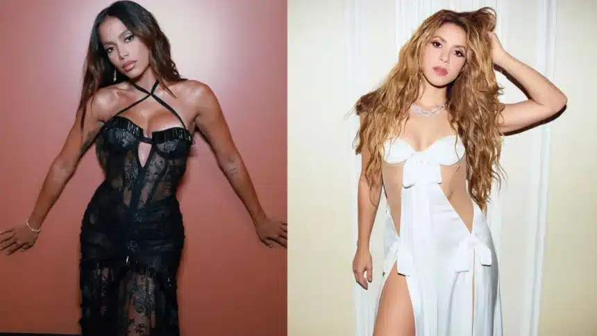 Anitta e Shakira se unem em Miami para gravação o clipe de 'Soltera'