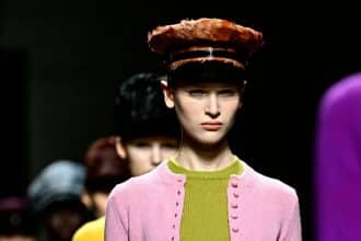 Desfile da Prada na primeira edição de 2024 da MFW e, como sempre, a grife é o ponto alto do evento