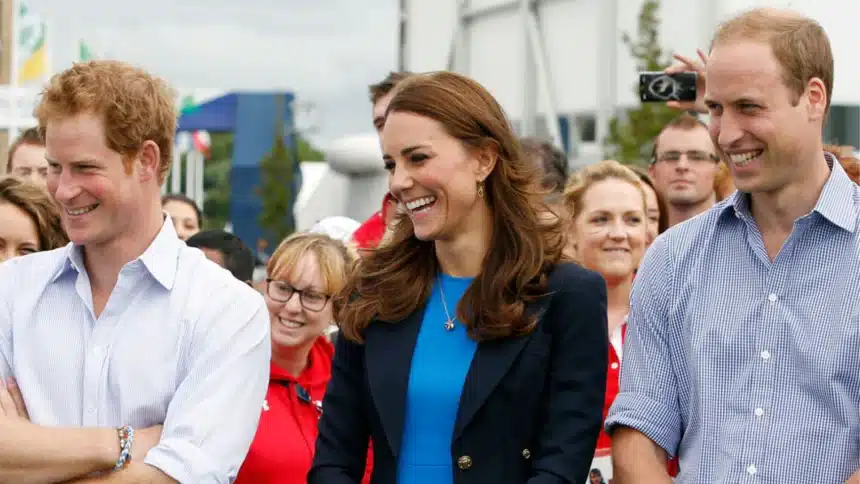 Harry, Kate e William em 2015