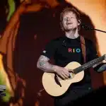 Ed Sheeran se apresentando no Rock In Rio 2024