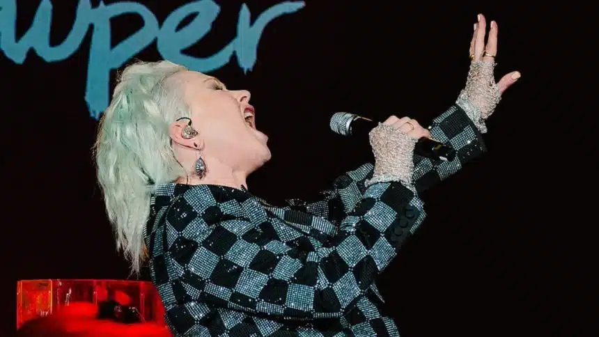 Cyndi Lauper estreando no Rock in Rio