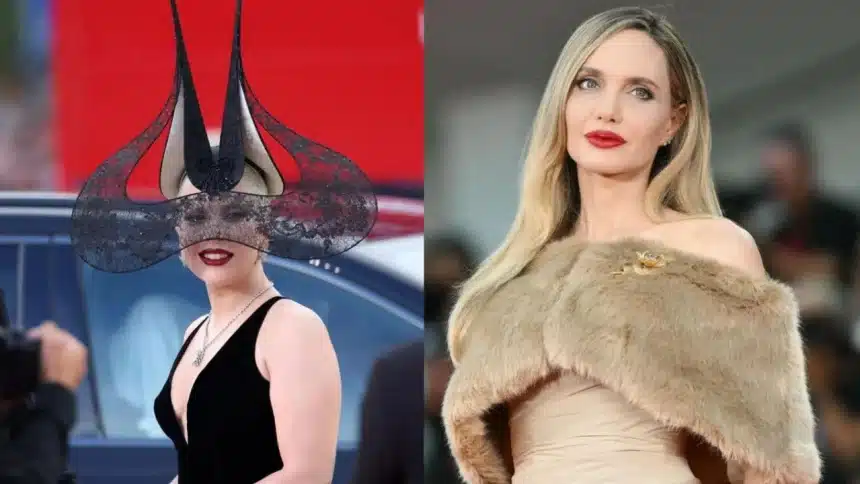 Angelina Jolie e Lady Gaga em Festival de Veneza