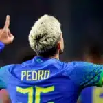 Pedro no jogo contra a Tunísia